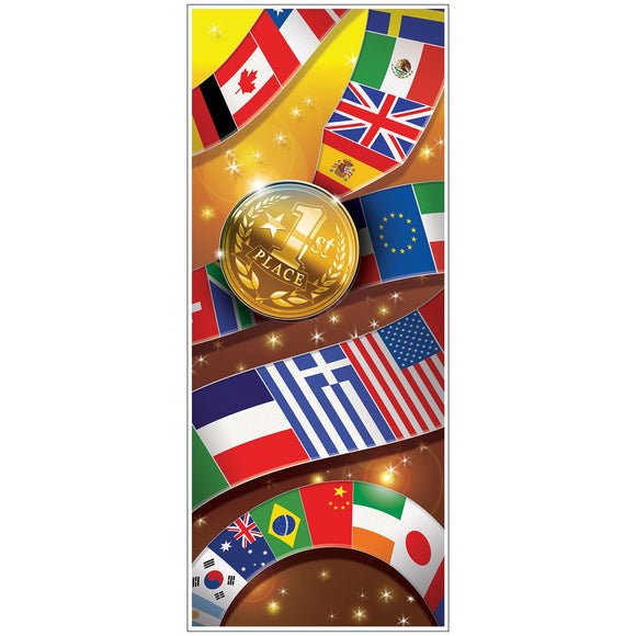 Beistle International Sports Door Cover - Party Supply Decoration for Sports