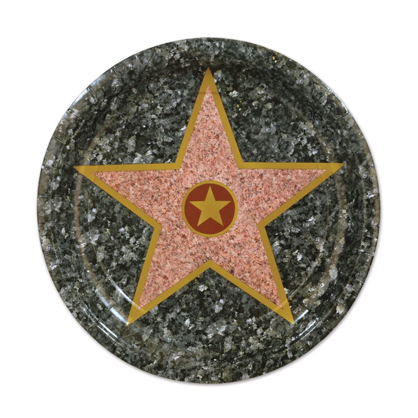 Beistle Hollywood Star Plates - Party Supply Decoration for Awards Night