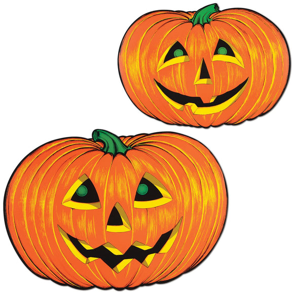 Beistle Jack-O-Lantern Faces (Sold Individually) - Party Supply Decoration for Halloween