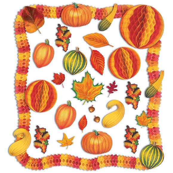 Beistle Fall Decorating Kit - Party Supply Decoration for Thanksgiving / Fall