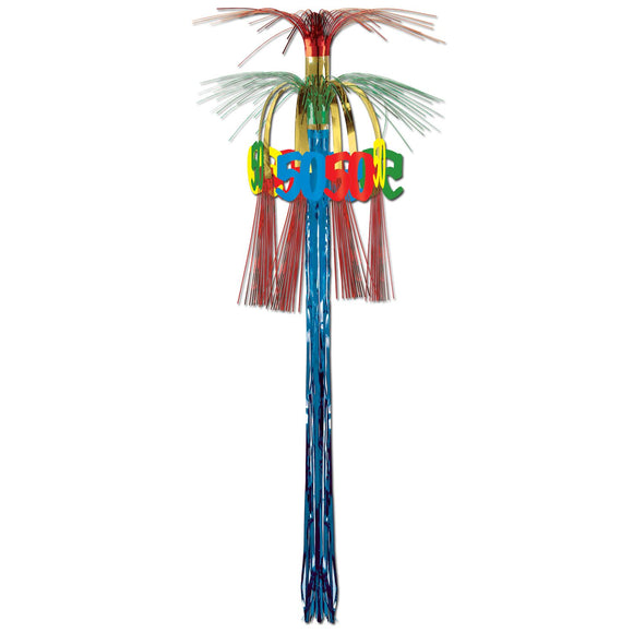 Beistle 50 Cascade Hanging Column - Party Supply Decoration for Birthday