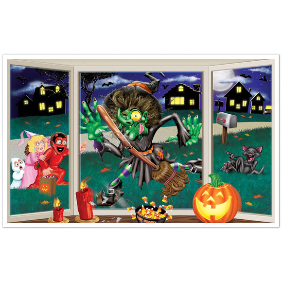 Beistle Crashing Witch Insta-View - Party Supply Decoration for Halloween