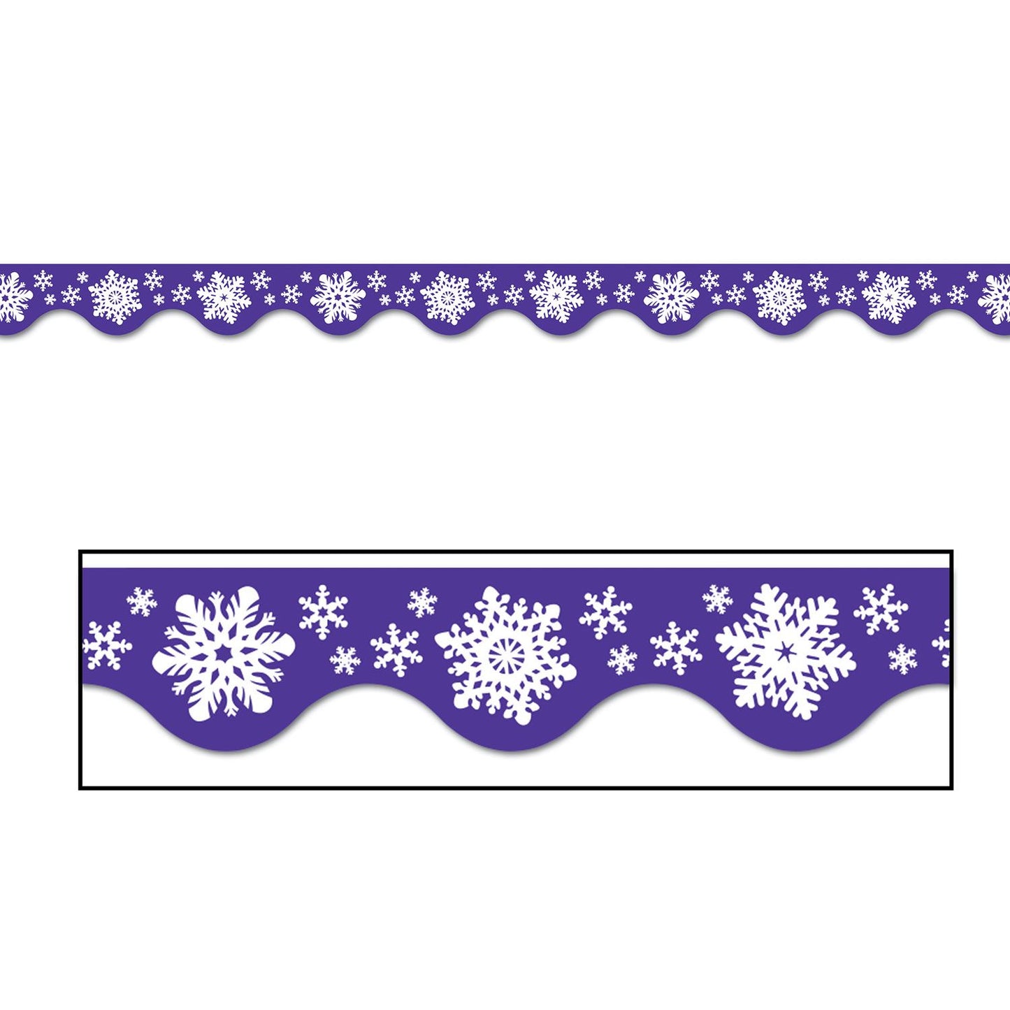 Beistle Winter Border Trim (12pcs/pkg) - Party Supply Decoration for Educational