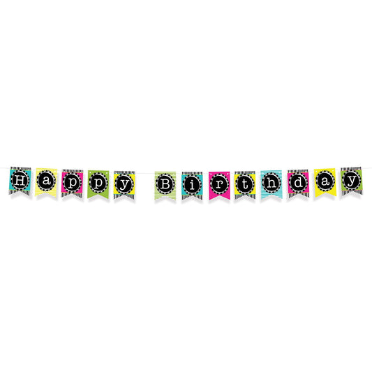 Beistle Dolly Mama's� Adult Celebration Streamer - Happy Birthday - Party Supply Decoration for Dolly Mama