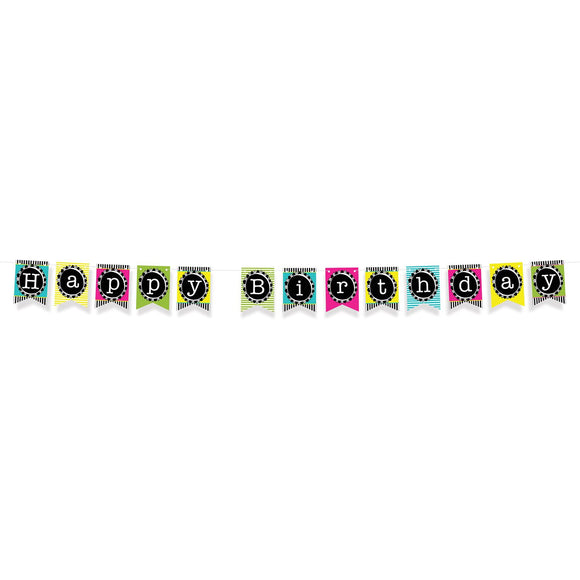 Beistle Dolly Mama's� Adult Celebration Streamer - Happy Birthday - Party Supply Decoration for Dolly Mama