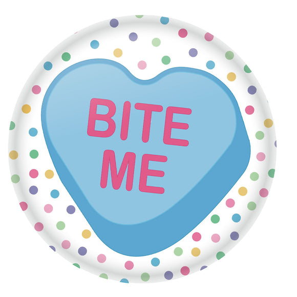 Beistle Bite Me Button - Party Supply Decoration for Valentines