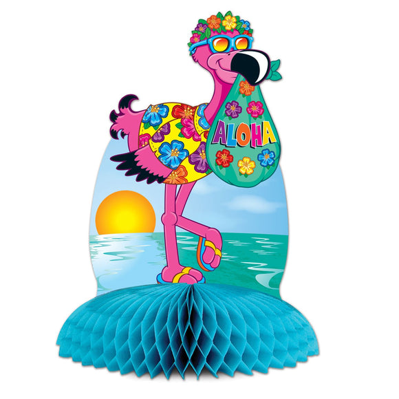 Beistle Flamingo Centerpiece 10 in  (1/Pkg) Party Supply Decoration : Baby Shower