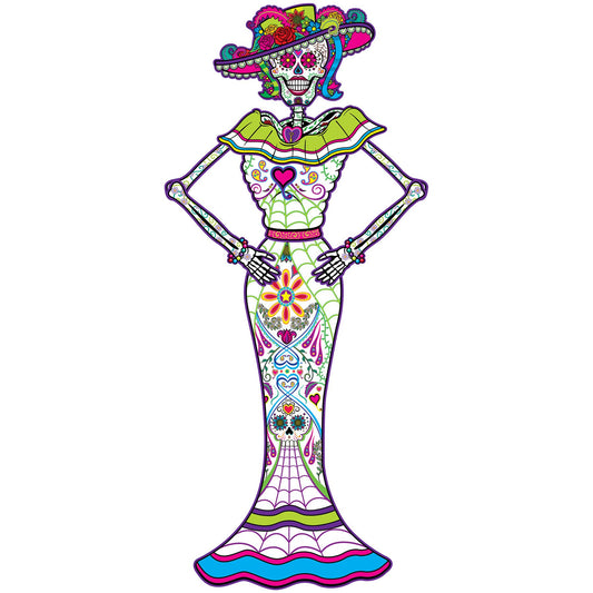 Jointed Day Of The Dead Female Skeleton