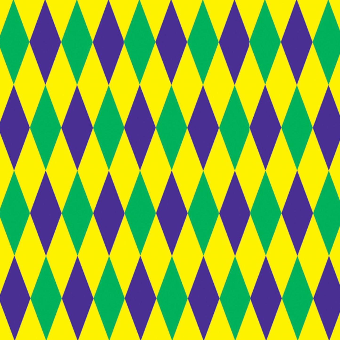 Beistle Mardi Gras Harlequin Backdrop 4' x 30' (1/Pkg) Party Supply Decoration : Mardi Gras