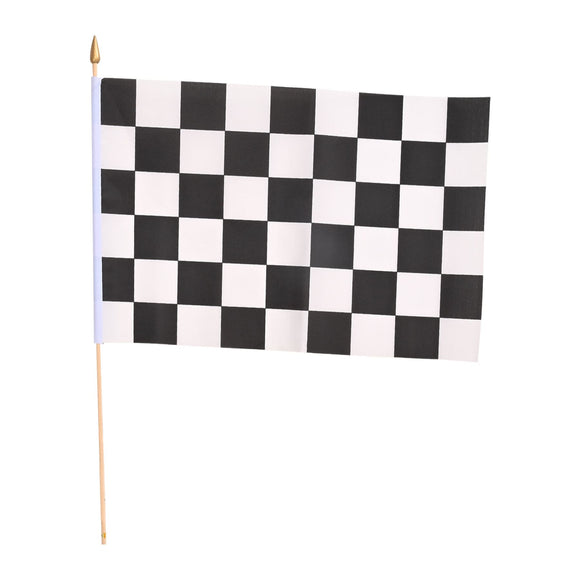 Beistle Rayon Racing Flag (11 in x 18 in) - Party Supply Decoration for Racing