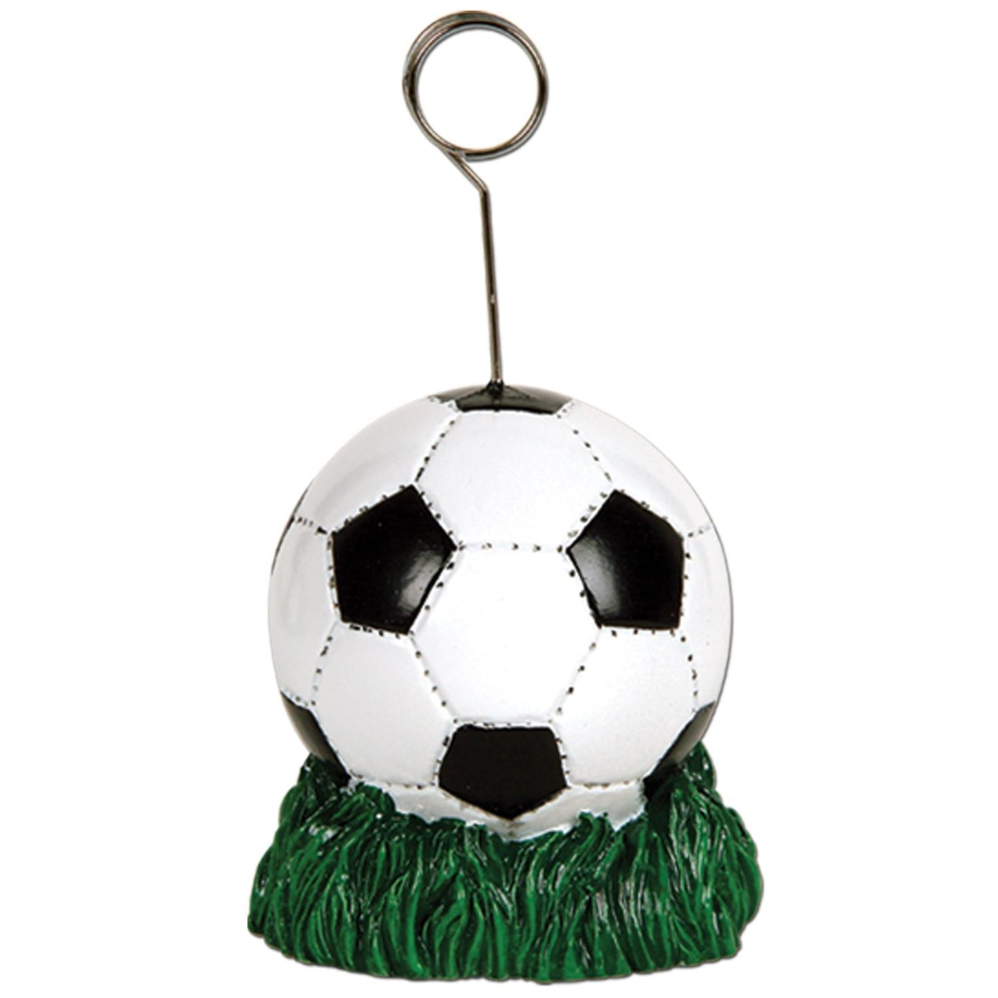 Beistle Soccer Ball Photo/Balloon Holder - Party Supply Decoration for Soccer