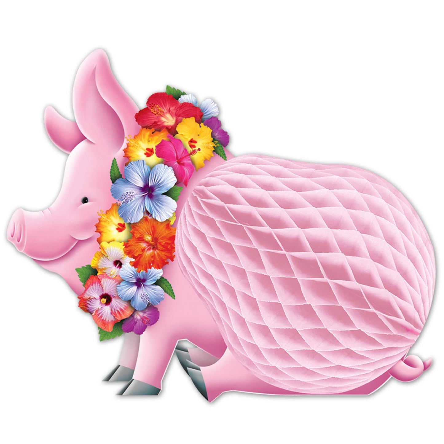 Beistle Luau Pig Centerpiece 12 in  (1/Pkg) Party Supply Decoration : Luau