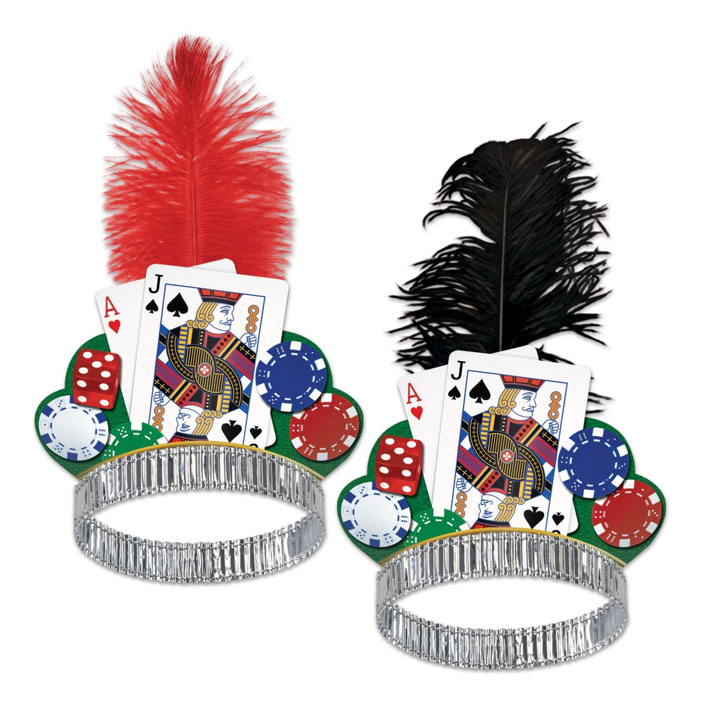 Beistle Casino Night Tiaras - Party Supply Decoration for Casino