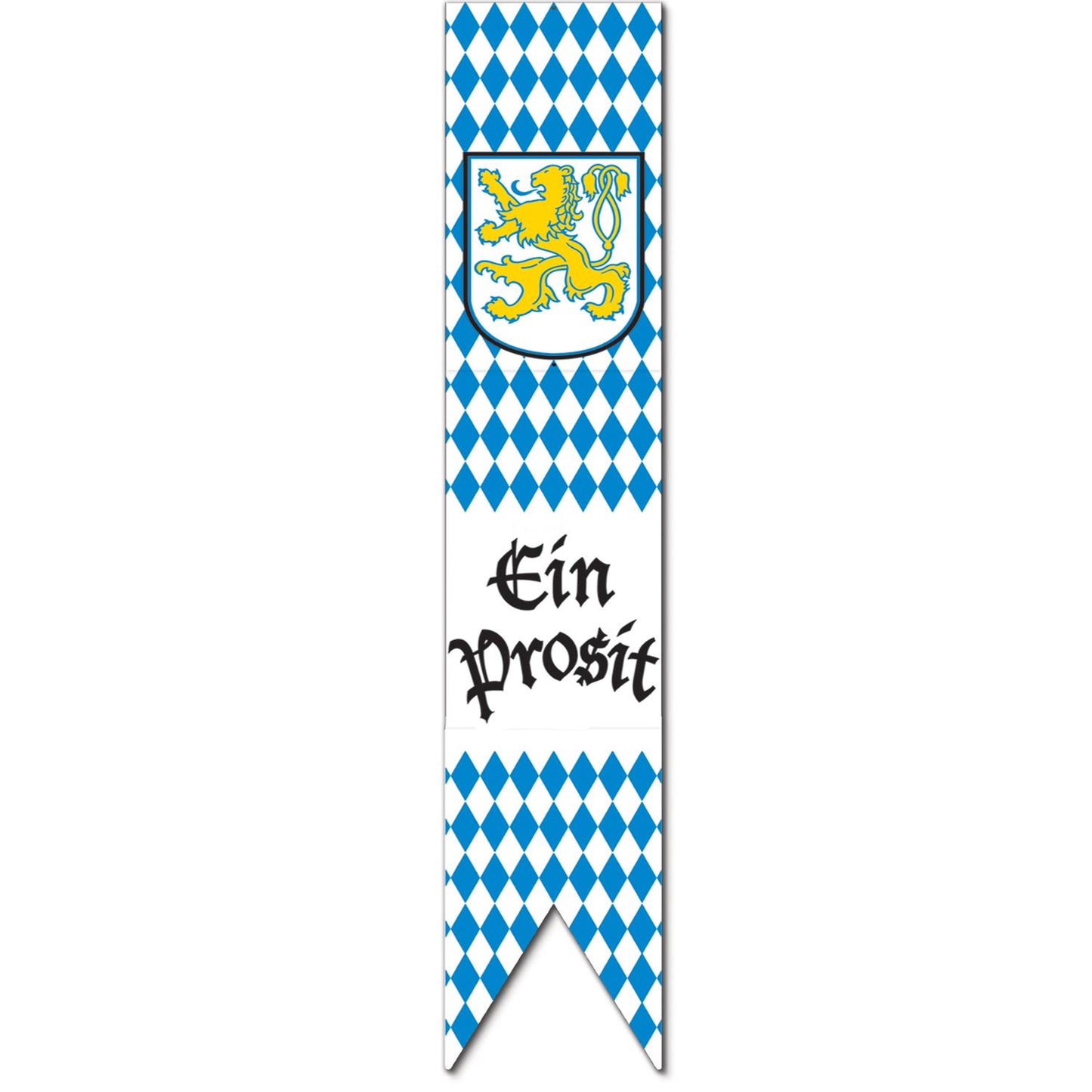 Beistle Ein Prosit Flag Cutout 6' (1/Pkg) Party Supply Decoration : Oktoberfest