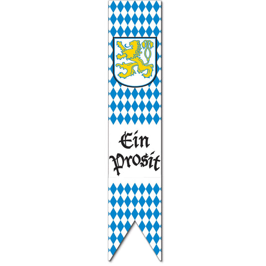 Beistle Ein Prosit Flag Cutout 6' (1/Pkg) Party Supply Decoration : Oktoberfest