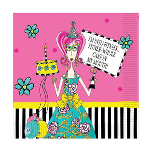 Beistle Dolly Mama's� Adult Celebration Lunch Napkin - Party Supply Decoration for Dolly Mama