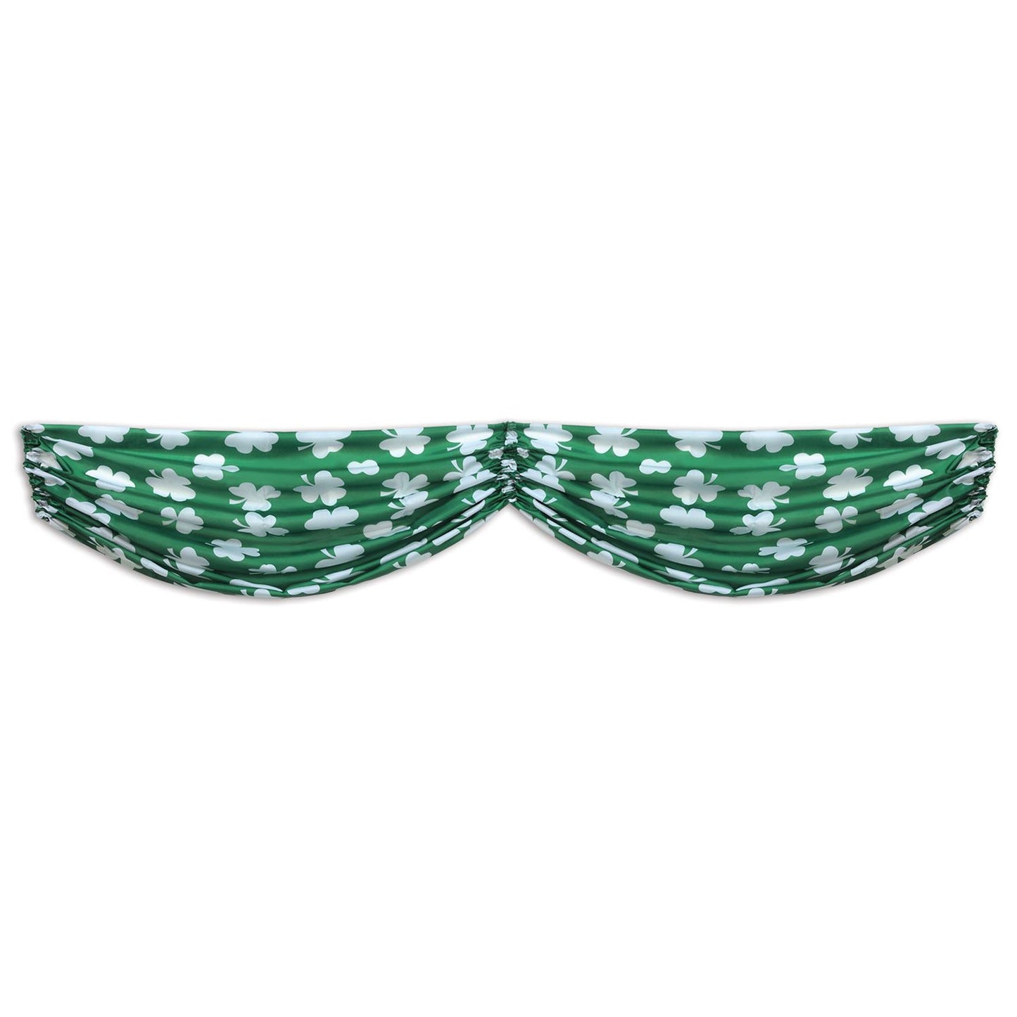 Beistle Shamrocks Fabric Bunting - Party Supply Decoration for St. Patricks