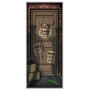Beistle Speakeasy Door Cover - Party Supply Decoration for 20's