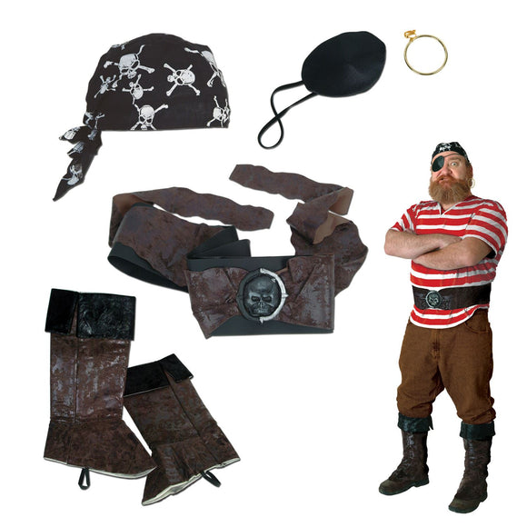 Beistle Pirate Set - Party Supply Decoration for Pirate