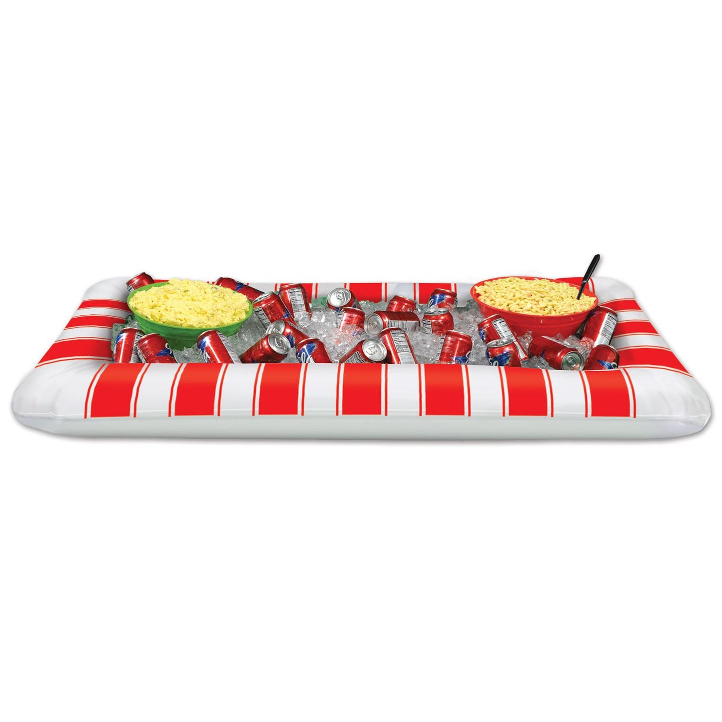 Beistle Inflatable Red&White Stripes Buffet Clr - Party Supply Decoration for Circus