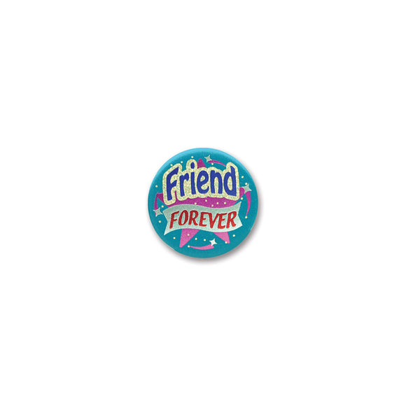 Beistle Friends Forever Satin Button - Party Supply Decoration for General Occasion