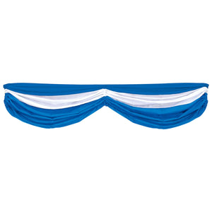 Beistle Blue & White Fabric Bunting - Party Supply Decoration for Oktoberfest