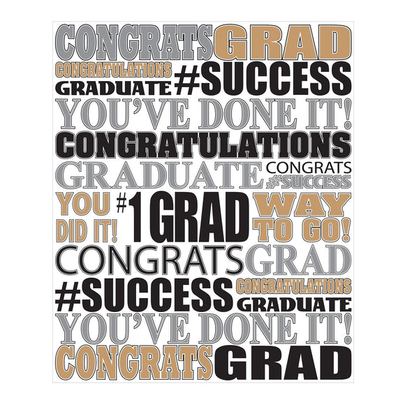 Beistle Graduation Insta-Mural Photo Op - Party Supply Decoration for Graduation