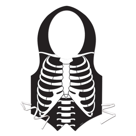 Beistle Plastic Skeleton Rib Cage Vest - Party Supply Decoration for Halloween