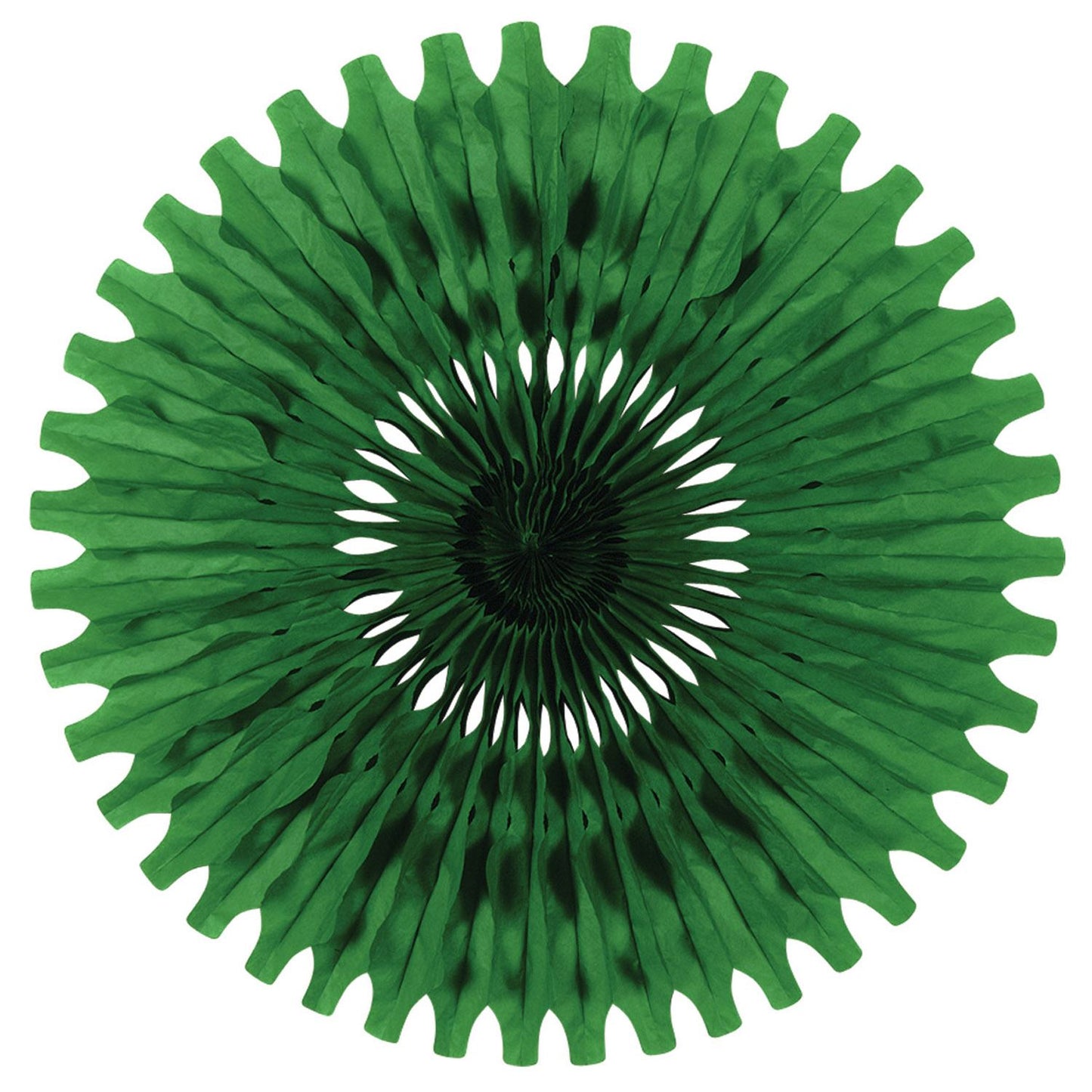 Beistle Green Art-Tissue Fan - Party Supply Decoration for General Occasion