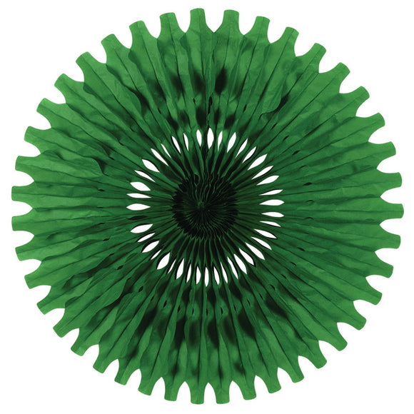 Beistle Green Art-Tissue Fan - Party Supply Decoration for General Occasion