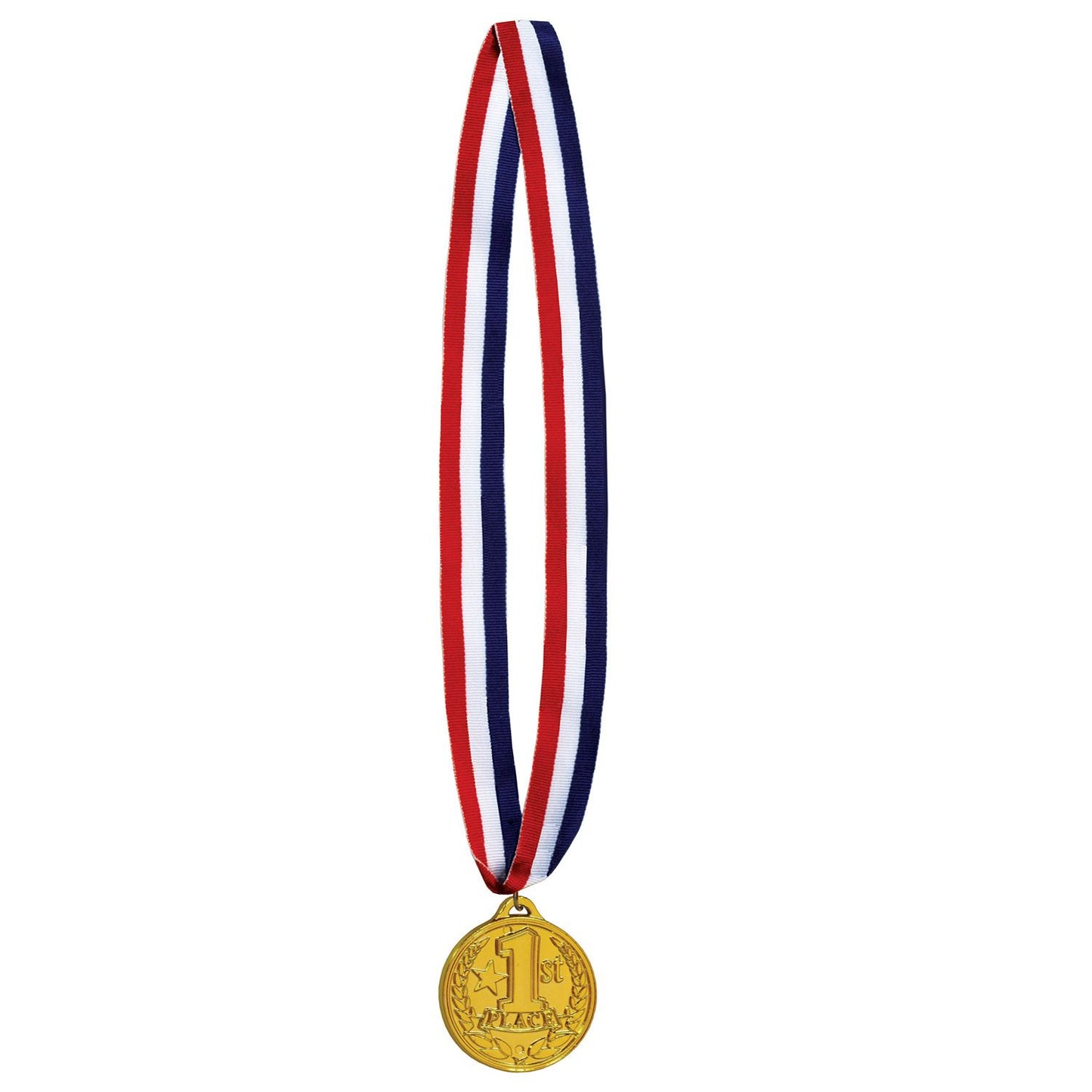 Beistle 1st Place Medal w/Ribbon - Party Supply Decoration for Sports