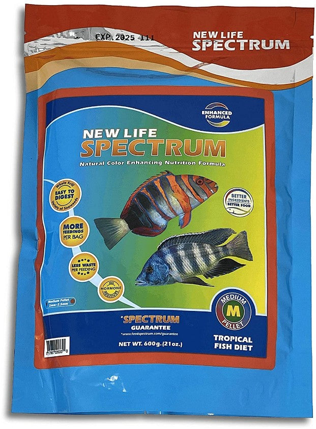 New Life Spectrum Tropical Fish Food Medium Sinking Pellets