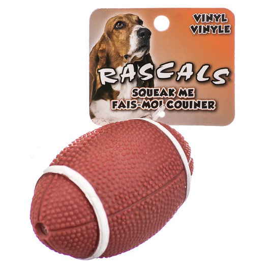 Coastal Pet Rascals Vinyl Football Dog Toy