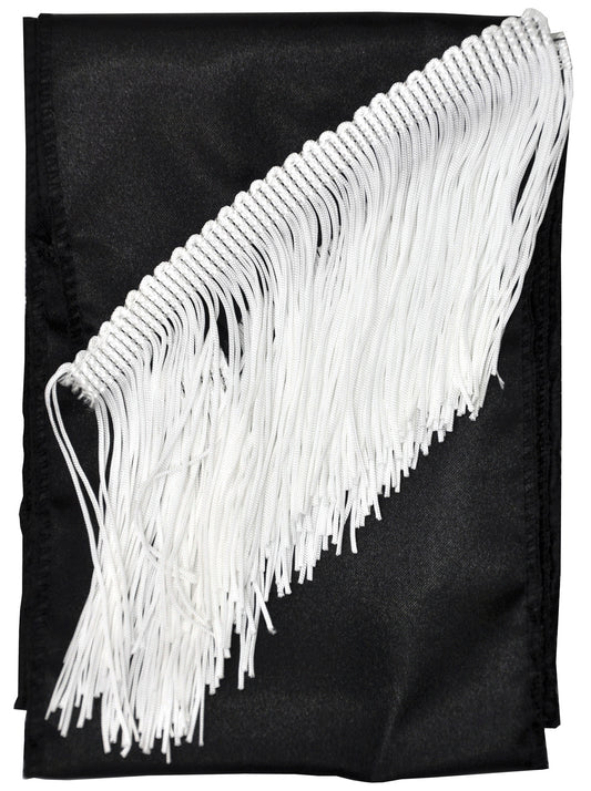 Sash Fringed Black