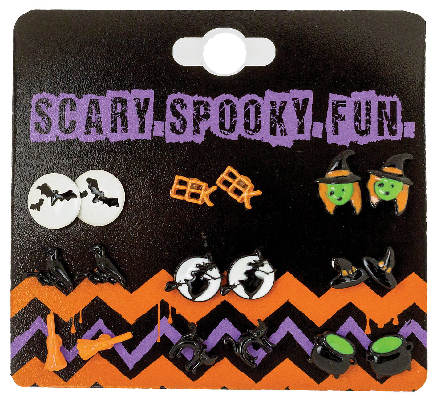 Earrings W/Spooky Characte