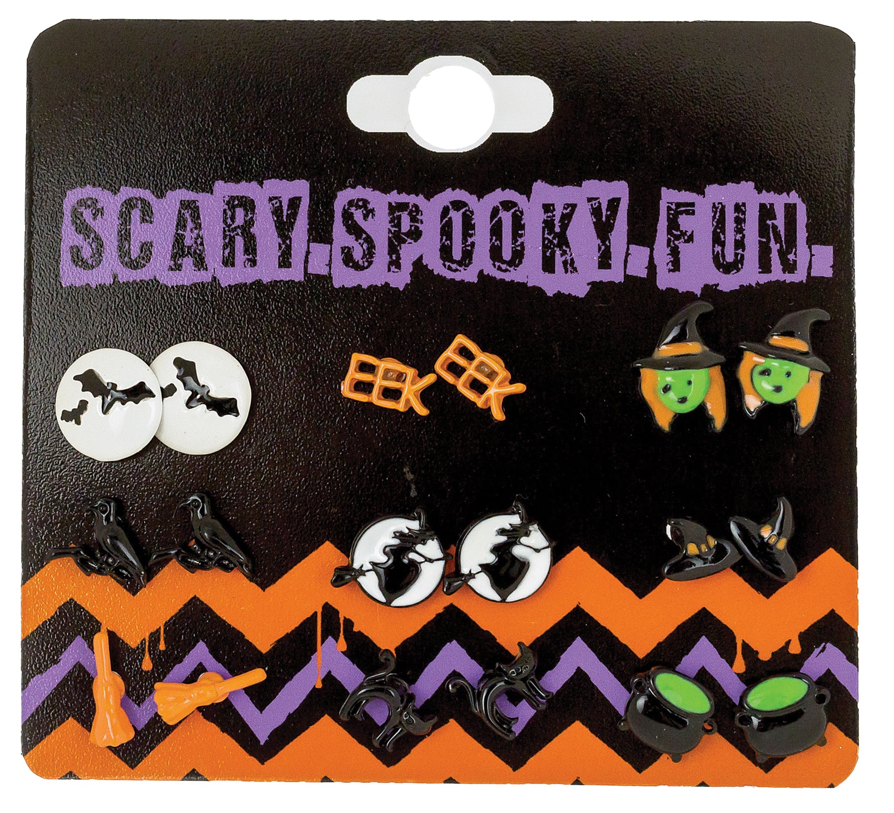 Earrings W/Spooky Characte