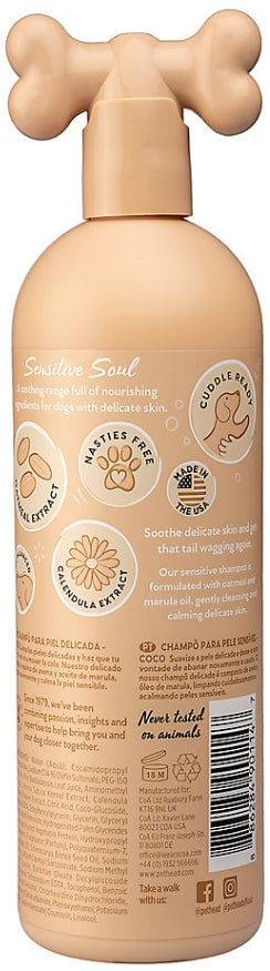 Pet Head Sensitive Soul Delicate Skin Shampoo for Dogs Coconut with Marula Oil