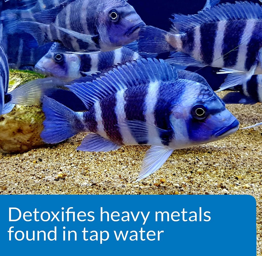 API Tap Water Conditioner Detoxifies Heavy Metals and Dechlorinates Aquarium Water