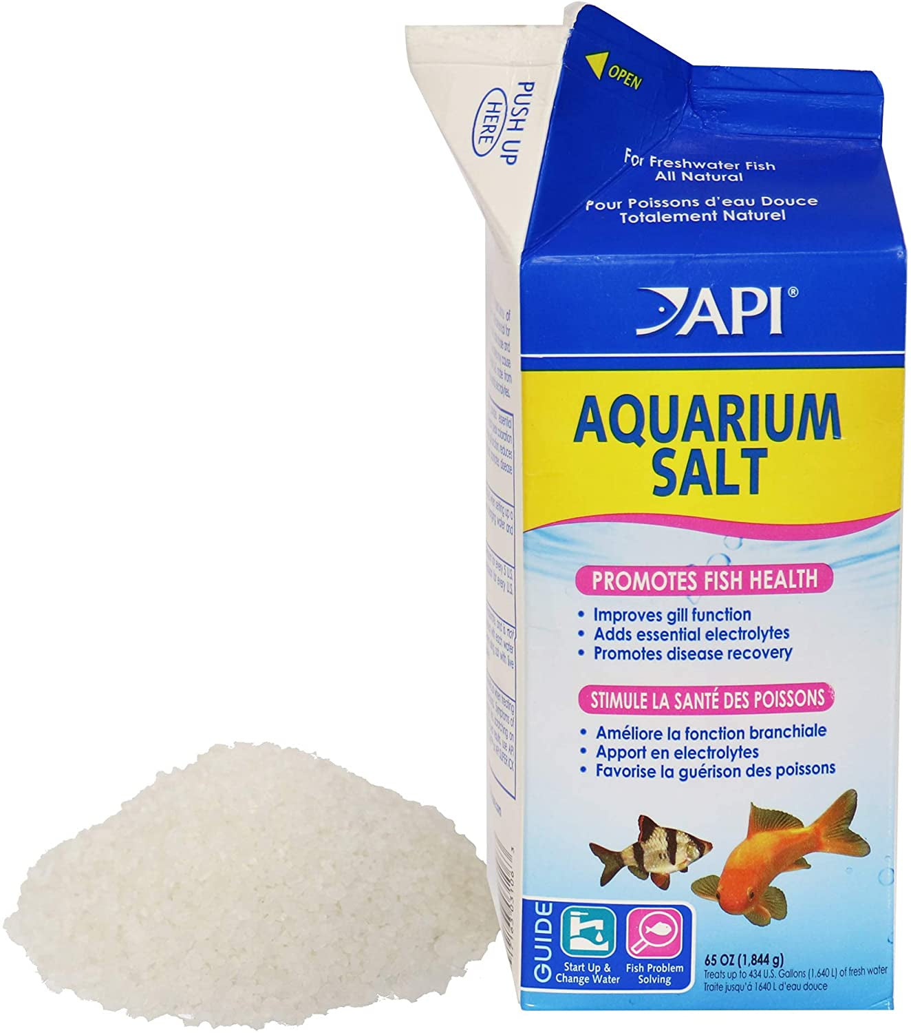 API Aquarium Salt Promotes Fish Health for Freshwater Aquariums