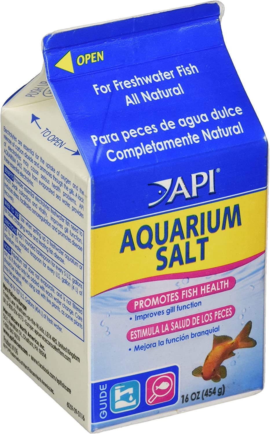 API Aquarium Salt Promotes Fish Health for Freshwater Aquariums