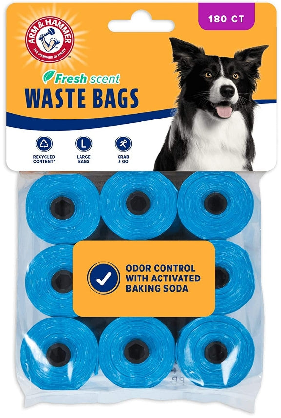 Arm and Hammer Dog Waste Refill Bags Fresh Scent Blue