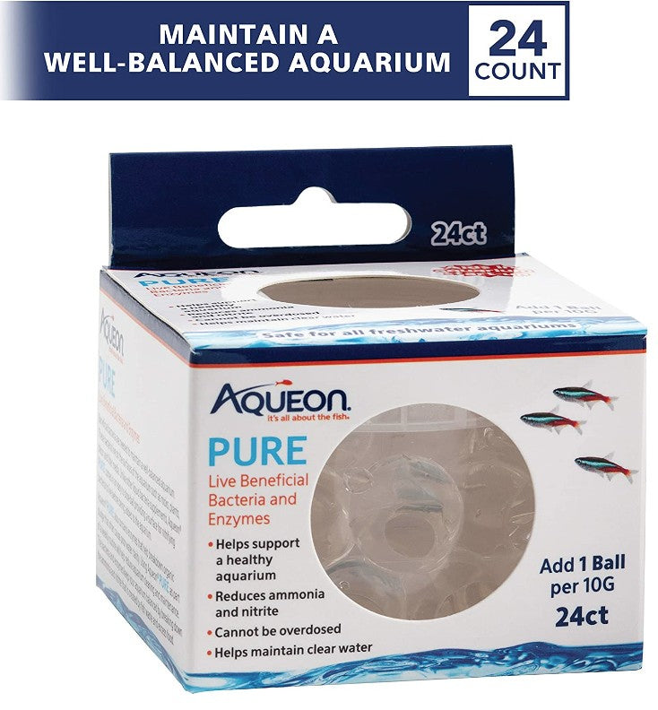 Aqueon Pure Live Beneficial Bacteria and Enzymes for Aquariums