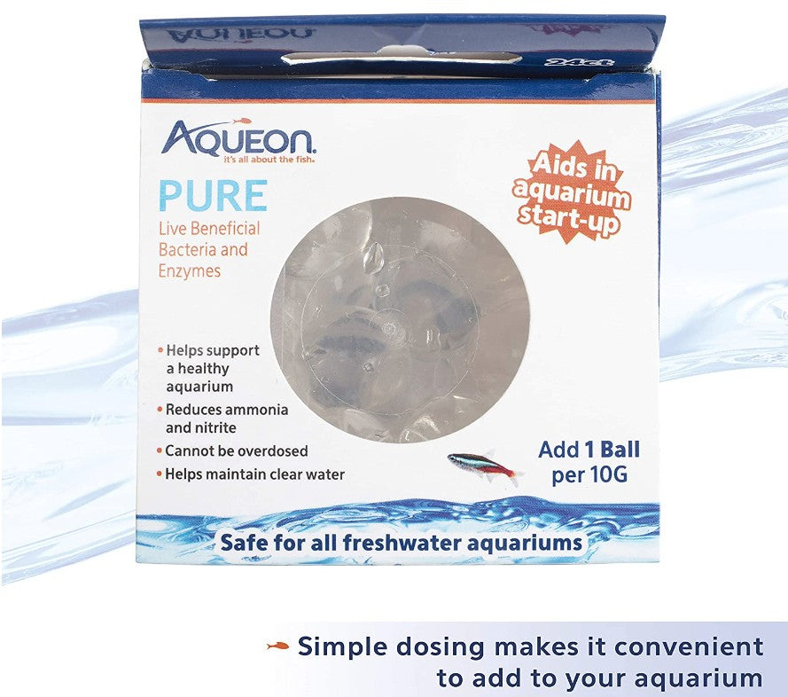 Aqueon Pure Live Beneficial Bacteria and Enzymes for Aquariums