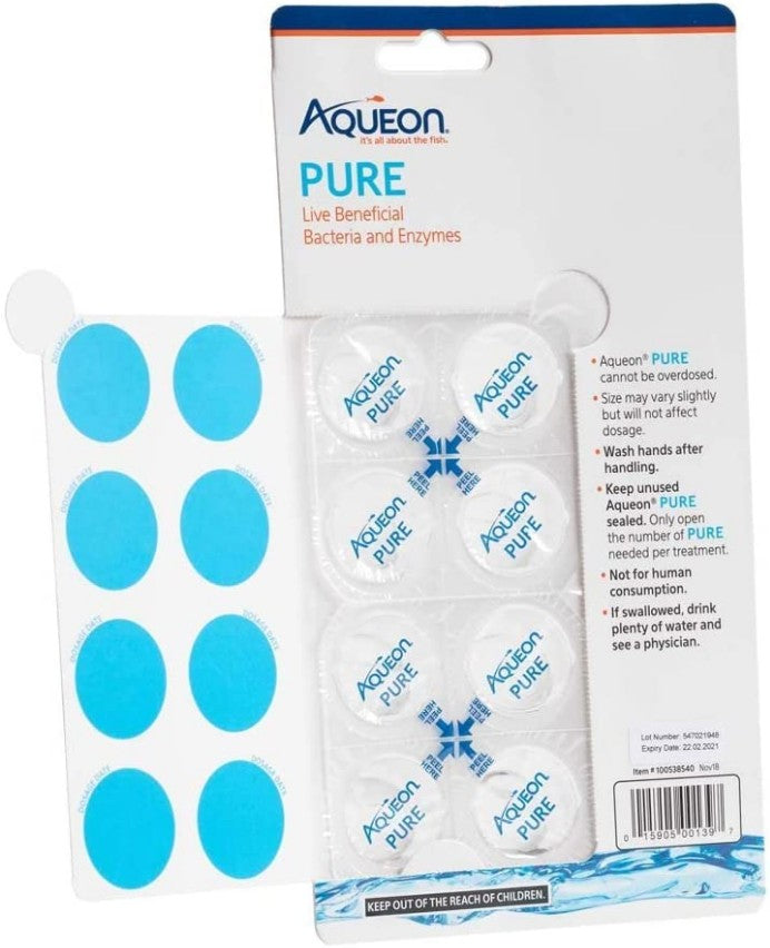 Aqueon Pure Live Beneficial Bacteria and Enzymes for Aquariums