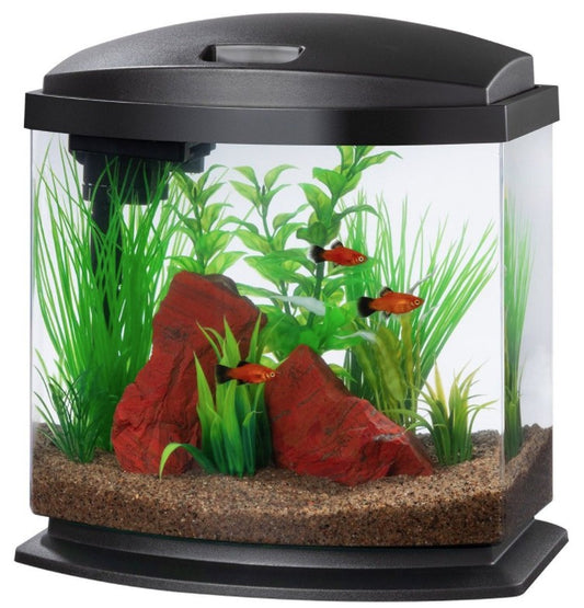 Aqueon LED MiniBow 2.5 SmartClean Aquarium Kit Black