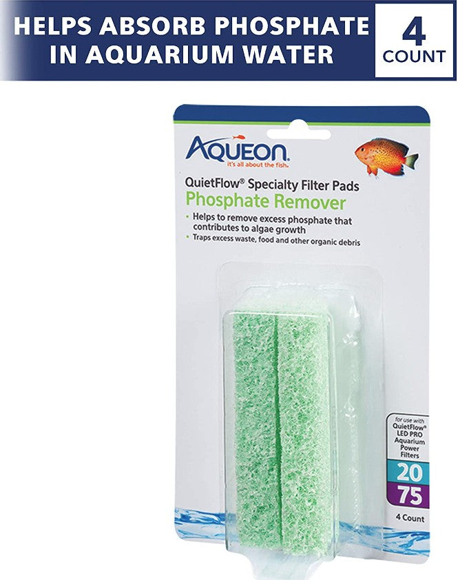 Aqueon Phosphate Remover for QuietFlow LED Pro Power Filter 20/75