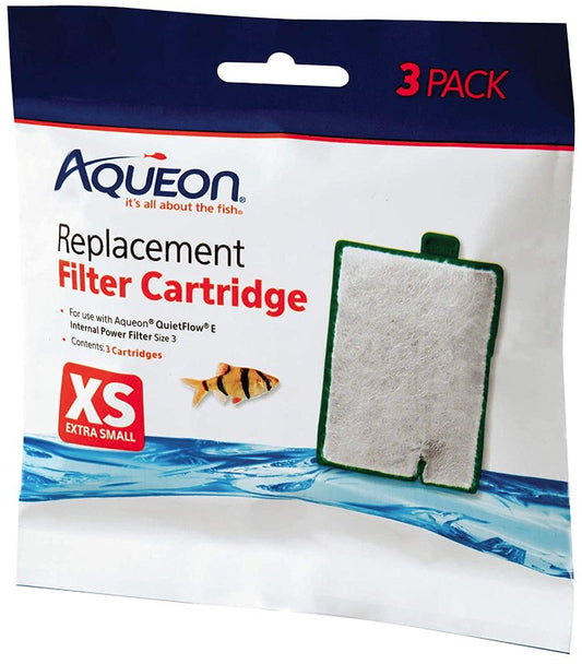 Aqueon Replacement Filter Cartridges for E Internal Power Filter X-Small