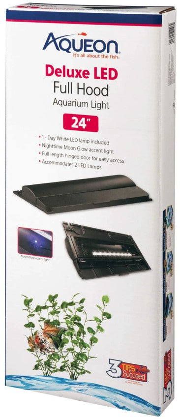 Aqueon Deluxe LED Full Hood for Aquariums