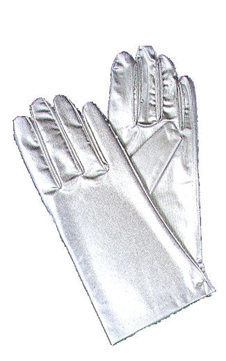 GLOVES REG METALLIC SILVER