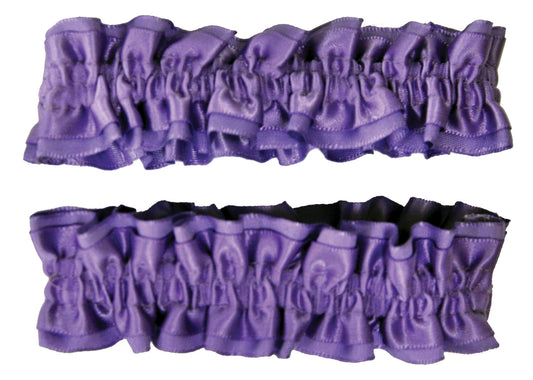 Armband Garters Purple Pair